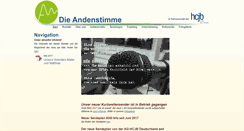 Desktop Screenshot of andenstimme.org